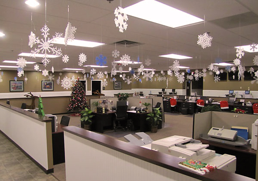 Decoración navideña para oficinas Assista Design